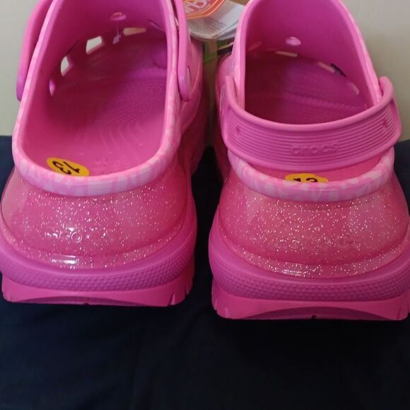 NWT Crocs Barbie The Movie* Mega Crush Clog- Platform- 13 Cosplay - Spice Girls - Picture 8 of 10